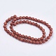 Synthetic Goldstone Bead Strands US-G-R193-04-6mm-2