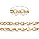 Brass Textured Cable Chains US-CHC-G005-01G-1