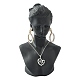 Stereoscopic Plastic Jewelry Necklace Display Busts US-NDIS-N003-01-2