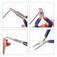 Blue Round Nose Plier 1 Set Size 125x53mm 316 Stainless Steel Jewelry Making Tool US-TOOL-PH0001-01B-5