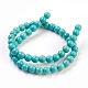 Synthetic Turquoise Beads Strands US-TURQ-G106-8mm-02D-2