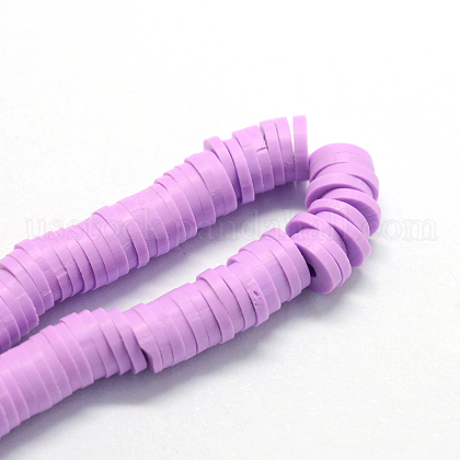 Handmade Polymer Clay Beads&nbsp;US-CLAY-R067-3.0mm-01-2