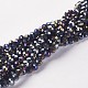 Electroplate Glass Beads Strands US-GR6MMY-07AB-1