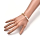 Natural Baroque Pearl Keshi Pearl Beaded Bracelets US-BJEW-JB05317-6