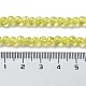 Spray Painted Crackle Glass Beads Strands US-CCG-Q001-4mm-04-3
