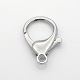 Zinc Alloy Large Lobster Claw Clasps US-PALLOY-O040-01-2