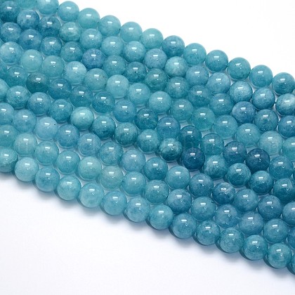 Natural Blue Quartz Beads Strands US-G-O047-07-4mm-1