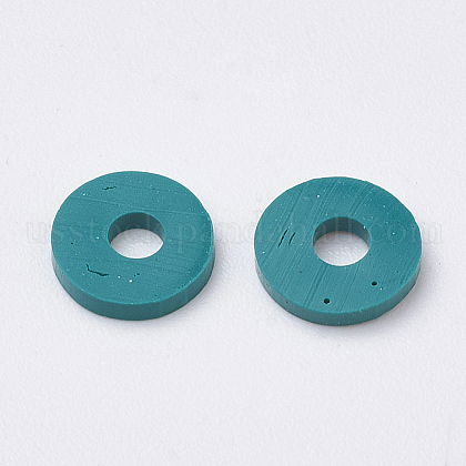 Handmade Polymer Clay Beads&nbsp;US-CLAY-R067-4.0mm-07-3