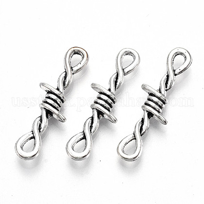Tibetan Style Alloy Links/Connector US-TIBE-S323-097AS-RS-1