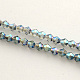 Electroplate Glass Bead Strands US-EGLA-R094-4mm-09-1