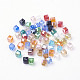 Electroplate Glass Beads US-X-EGLA-D018-4x4mm-M3-1