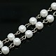 Handmade Glass Pearl Beads Chains US-AJEW-ph00493-01-2