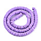 Handmade Polymer Clay Beads Strands US-CLAY-R089-6mm-113-2