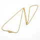 Trendy Unisex 304 Stainless Steel Cable Chain Necklaces US-NJEW-M047-02-2