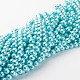 Glass Pearl Beads Strands US-HY-8D-B12-3