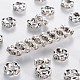 Brass Rhinestone Spacer Beads US-RB-A014-L6mm-01S-NF-1