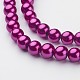 Glass Pearl Beads Strands US-HY-8D-B35-2