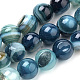 Natural Striped Agate/Banded Agate Beads Strands US-G-S259-04C-12mm-1