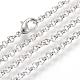 Iron Rolo Chains Necklace Making US-MAK-R015-60cm-P-1