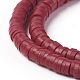 Eco-Friendly Handmade Polymer Clay Beads US-CLAY-R067-4.0mm-29-2