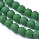 Frosted Opaque Glass Bead Strands US-FGLA-G002-A-4