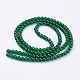 1Strand Dark Green Transparent Crackle Glass Round Beads Strands US-X-CCG-Q001-6mm-17-2