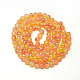 Baking Painted Glass Beads Strands US-DGLA-Q023-8mm-DB42-2