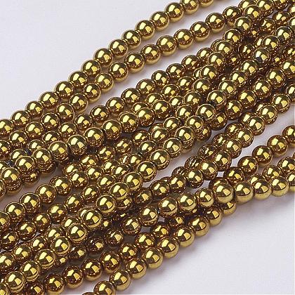 Non-magnetic Synthetic Hematite Beads Strands US-X-G-D010-2-1