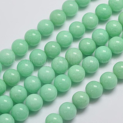 Natural Malaysia Jade Beads Strands US-G-A146-10mm-B06-1
