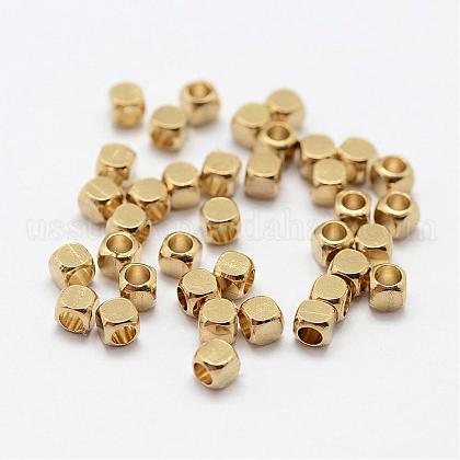 Brass Spacer Beads US-KK-P095-30-A-1