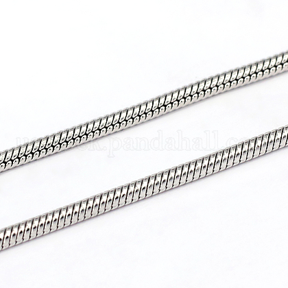 304 Stainless Steel Round Snake Chains US-CHS-L001-163-2mm-1
