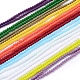 Frosted Opaque Glass Bead Strands US-FGLA-G002-A-1