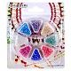 Transparent Colours Rainbow Glass Bugle Beads US-SEED-PH0001-08-4