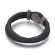 PU Leather Snap Bracelet Making US-AJEW-R023-01-2