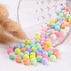 Solid Chunky Bubblegum Acrylic Ball Beads US-SACR-R835-8mm-M-3