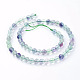 Natural Fluorite Beads Strands US-G-E112-6mm-19-2