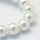 Baking Painted Pearlized Glass Pearl Round Bead Strands US-HY-Q330-8mm-01-3
