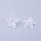Clear Frosted Acrylic Flower Beads US-X-PL594-11-1