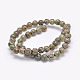 Natural Tibetan 3-Eye dZi Agate Beads Strands US-G-F354-05-2