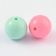 Solid Chunky Bubblegum Acrylic Ball Beads US-SACR-R835-20mm-M-2