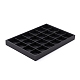 Stackable Wood Display Trays Covered By Black Leatherette US-PCT107-4