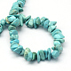 Natural Green Turquoise Stone Bead Strands US-G-R192-B23-2