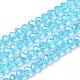 Electroplate Glass Beads Strands US-EGLA-A034-T4mm-B14-1
