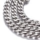 304 Stainless Steel Cuban Link Chains US-CHS-P007-14P-2