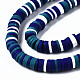 Handmade Polymer Clay Beads Strands US-CLAY-R089-6mm-138-2