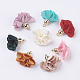 Cloth Flower Pendants Decoration US-KY-K005-01-1