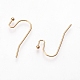 Brass Earring Hooks US-X-KK-R037-13G-2