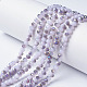 Electroplate Glass Beads Strands US-EGLA-A034-J6mm-F-2