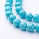 Natural Mashan Jade Round Beads Strands US-G-D263-10mm-M-2