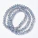 Electroplate Glass Beads Strands US-EGLA-A034-J10mm-G01-2